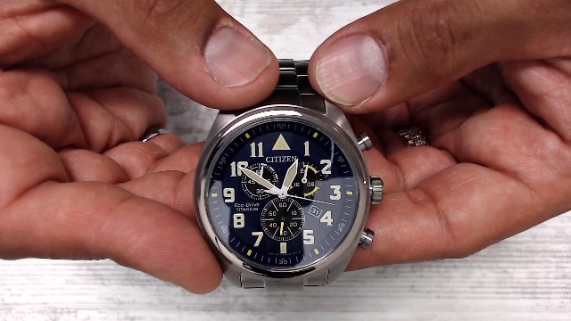 Watch Watch My Review on the Wrist Citizen Titanium AT2480-57L on